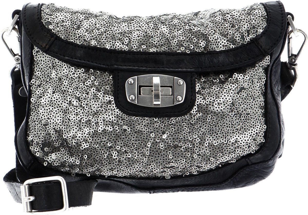 CATERINA LUCCHI Schoudertas Avondtas Hakea Shoulder Strap Bag Argento + T / Nero Zilverkleurig Donkerblauw