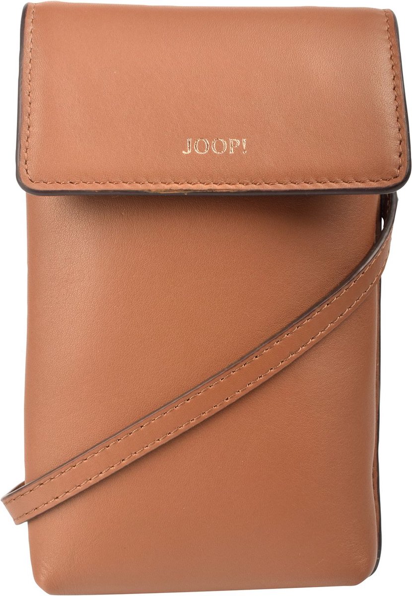 JOOP! Leren Telefoontasje Sofisticato 1.0 Pippa Phonecase Cognac Bruine