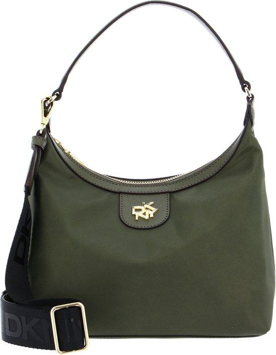 DKNY Sac à épaule bandoulière Sac à main Carol MD Pouchette Military Green Olive