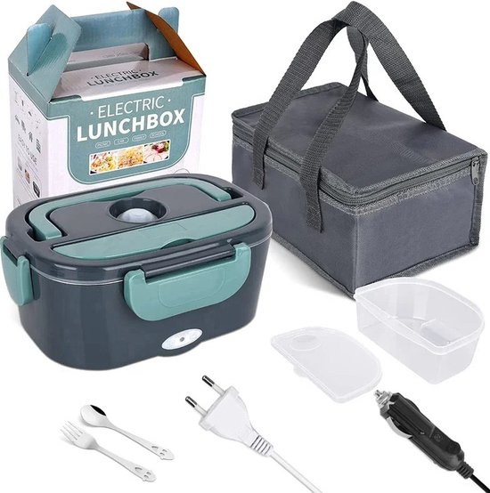 WolinTek Elektrische Lunchbox 1,5 L, Warmhaltebehälter für Essen mit 2