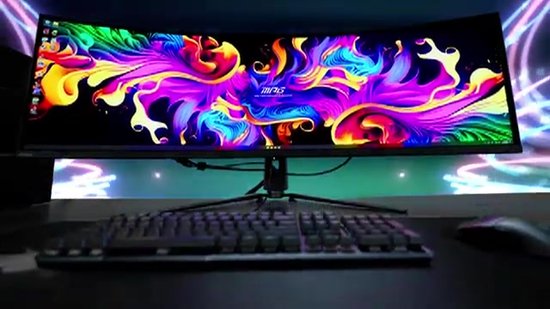 MSI MPG 491CQP QD-OLED - Curved Ultrawide Gaming Monitor - 144Hz