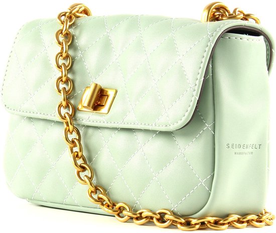 SEIDENFELT MANUFAKTUR Sac de soirée Sac à épaule bandoulière Kirkenes Mint Vert