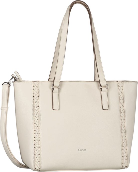 Gabor Sac shopper Sac à épaule Jolene Zip Shopper Cream White Écru