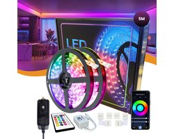 Lucion® Led Strip 5 Meter - Smart Wifi Led Strip - Led Light Strip 5 Meter - Led Lightsp - Google…