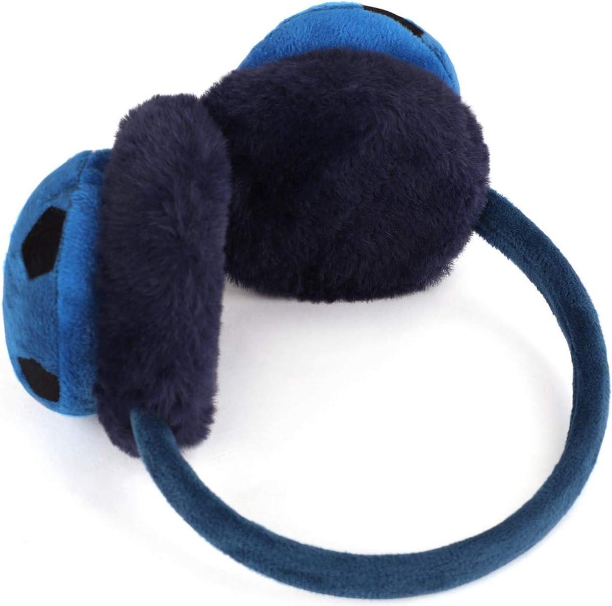 Cache-oreilles Enfant Motif Football - Doux En Peluche - Chaud Pour L'hiver - Taille Unique - Cadeau Noël