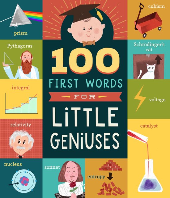 100 First Words - 100 First Words for Little Geniuses - cover