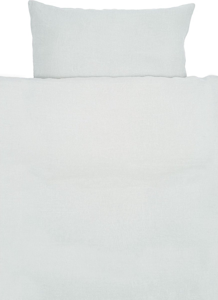 Dekbedovertrek | Mira - 100% Gewassen Linnen - Ademend en Anti-allergisch - Hampton Blauw - 140x200 cm