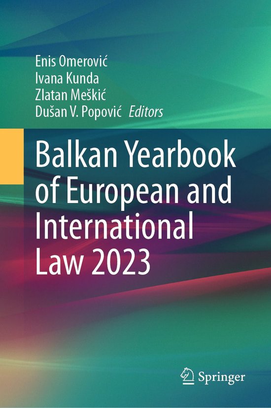 Law and Criminology (R0) - Balkan Yearbook of European and I ... - cover