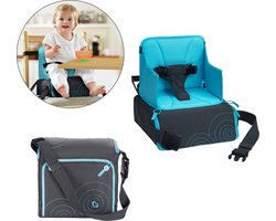 Munchkin Stoelverhoger - Booster Seat - zitverhoger - Draagbaar Kinderzitje - Autozitje in Draagtasvorm - Zitverhoger en tas in-1