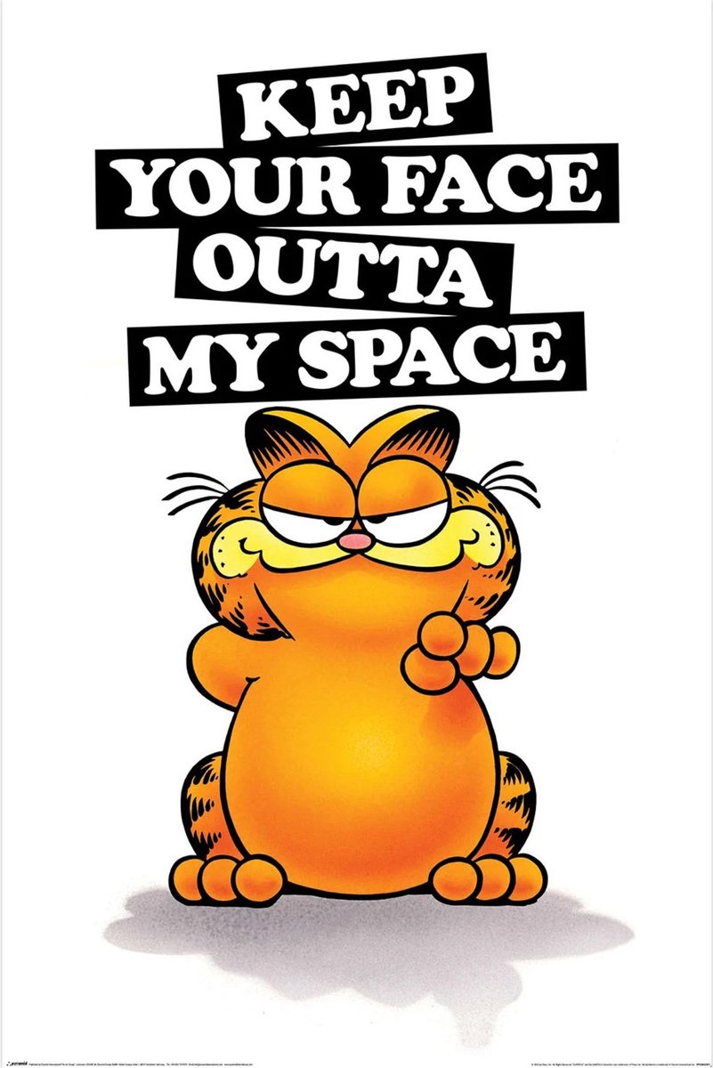Pyramid Poster Garfield - Keep Your Face 61x91,5cm Divers