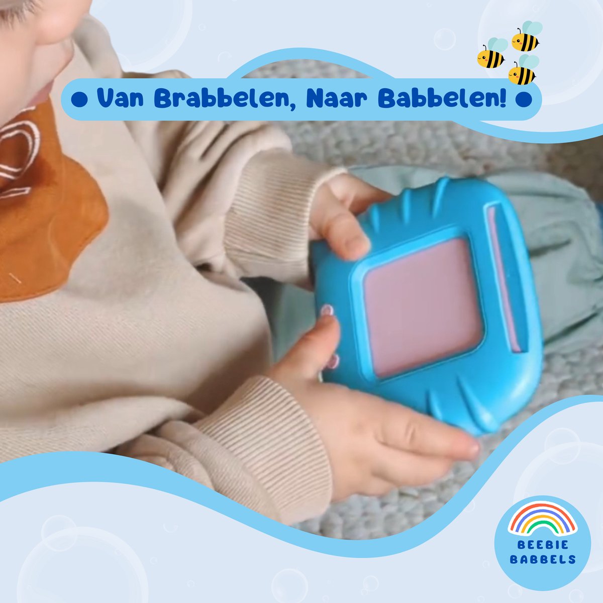 Beebie Babbels - De Taalbuddy - Roze Variant - Woordjes Leren - Het Spel om Nederlandse Woordjes te Leren - Educatief Speelgoed - Leer Nederlands - Montessori Speelgoed - Taalontwikkeling - Cognitieve Vaardigheden - Pratende Flitskaarten — afbeelding 13