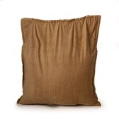 Drop & Sit - zitzak/zitkussen - trendy rib (corduroy) - cognac - 100 x 150