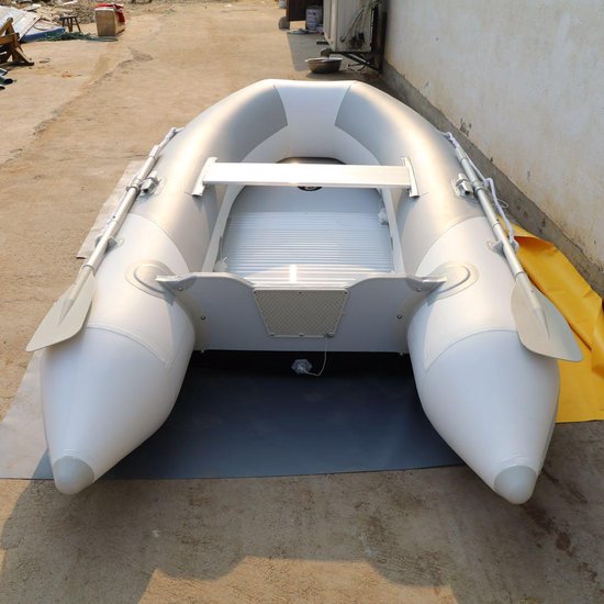 Rubberboot 230cm met aluminium vloer en steun voor buitenboordmotor |  bol.com