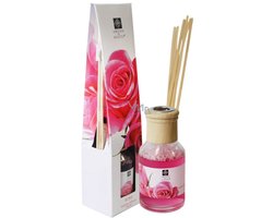 Aroma di Rogito geurverspreider |Geurstokjes met flesje ROSE- BOUQUET Perfume Diffuser | Interieur geuren |Rozen geur |herfst geuren | kerst geuren | 100ML