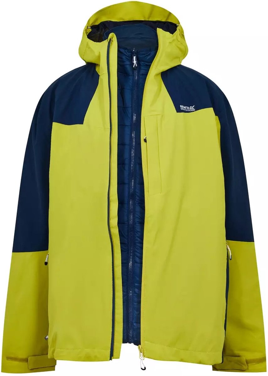 Regatta Heren Wentwood 3-in-1 Jas Lime 50 Groen