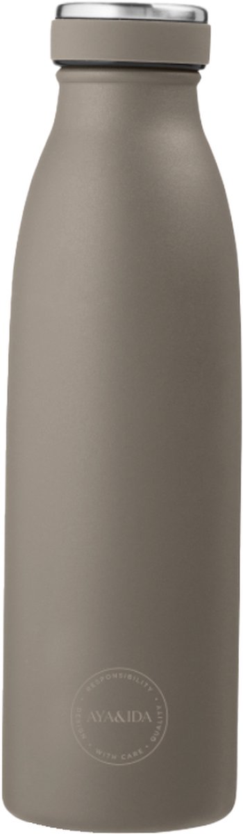AYA & IDA - Drinking Bottle - Thermosfles - waterfles - 500ml - DRIFTWOOD
