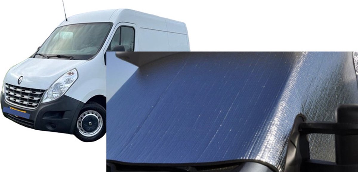 Geschikt voor Fiat Ducato Raamisolatie Buitenzijde Geschikt voor Renault Master/Opel Movano/Nissan Interstar vanaf 04/2010 grijs