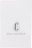 Emballage blanc avec logo Castagnola : un cercle avec un C à l'intérieur et le texte CASTAGNOLA en dessous.