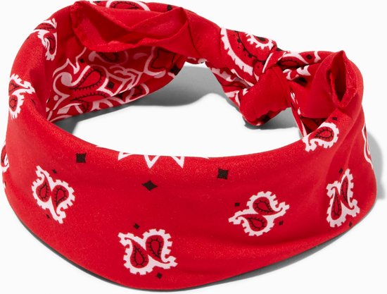 Bandana - Hoofddoek - Boeren Zakdoek - Mondbescherming - Sjaal - Hoofdband Classic Paisley - Accessoires - 55x55cm - LOUZIR — afbeelding 3