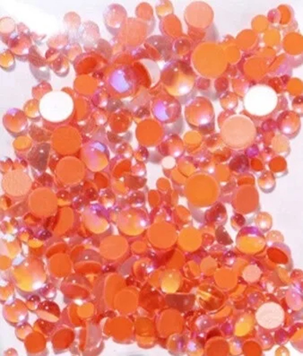 Goedkoopste PNS Rhinestone Mermaid Glass Oranje