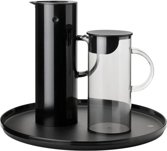 Stelton Foster elegant dienblad met antislip bodem van roestvrij staal, H: 4,5 cm : 40 CM
