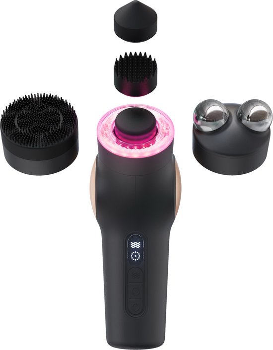 Therabody TheraFace PRO - Gezichtsmassage - Multifunctionele Therapie - Massage Apparaat met LED Lichttherapie