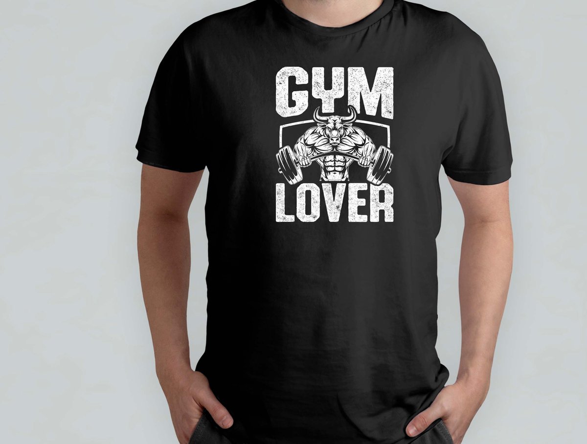 Gym lover - T Shirt - GymLife - WorkoutGoals - FitnessAddict - LiftHeavy - SportschoolLeven - TrainingsDoelen - KrachtTraining - ZwaarTillen