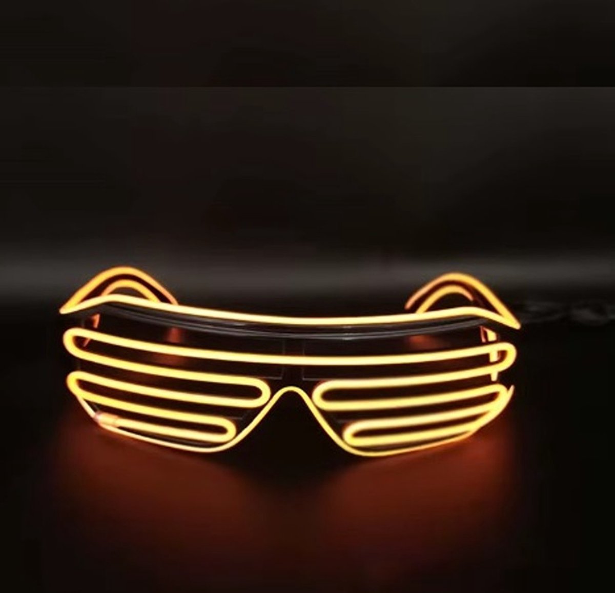 [Flexpert] [LED bril] [lichtgevende bril] [led bril carnaval] [party bril] [oranje] [koningsdag] [wk bril]