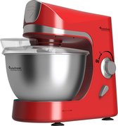 Bol.com TurboTronic TT-002 Pro-Mix Keukenmachine - Foodprocessor - Staande Keukenmixer- keukenrobot- 5 Liter - 2000W - Rood aanbieding