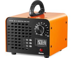 VEVOR Ozongenerator 12000 mg/u Ozonisator 80W Luchtreiniger 300㎡ Ozonapparaat Gebouwrenovatie 0-120 Minuten Timer Deodorant Ozongenerator Vochtigheidsweergave Intelligente Bewaking van het Binnenklimaat