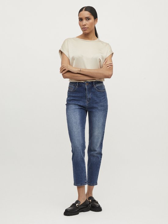 Vila Ellette Satin Shirt Dames - Maat M (38)