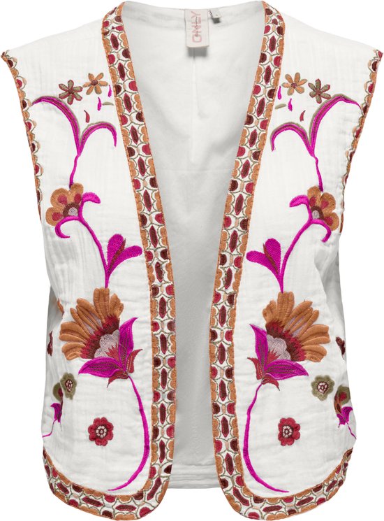Gilet femme Only ONLTHYRA LIFE SL EMB VEST WVN CS - Taille M