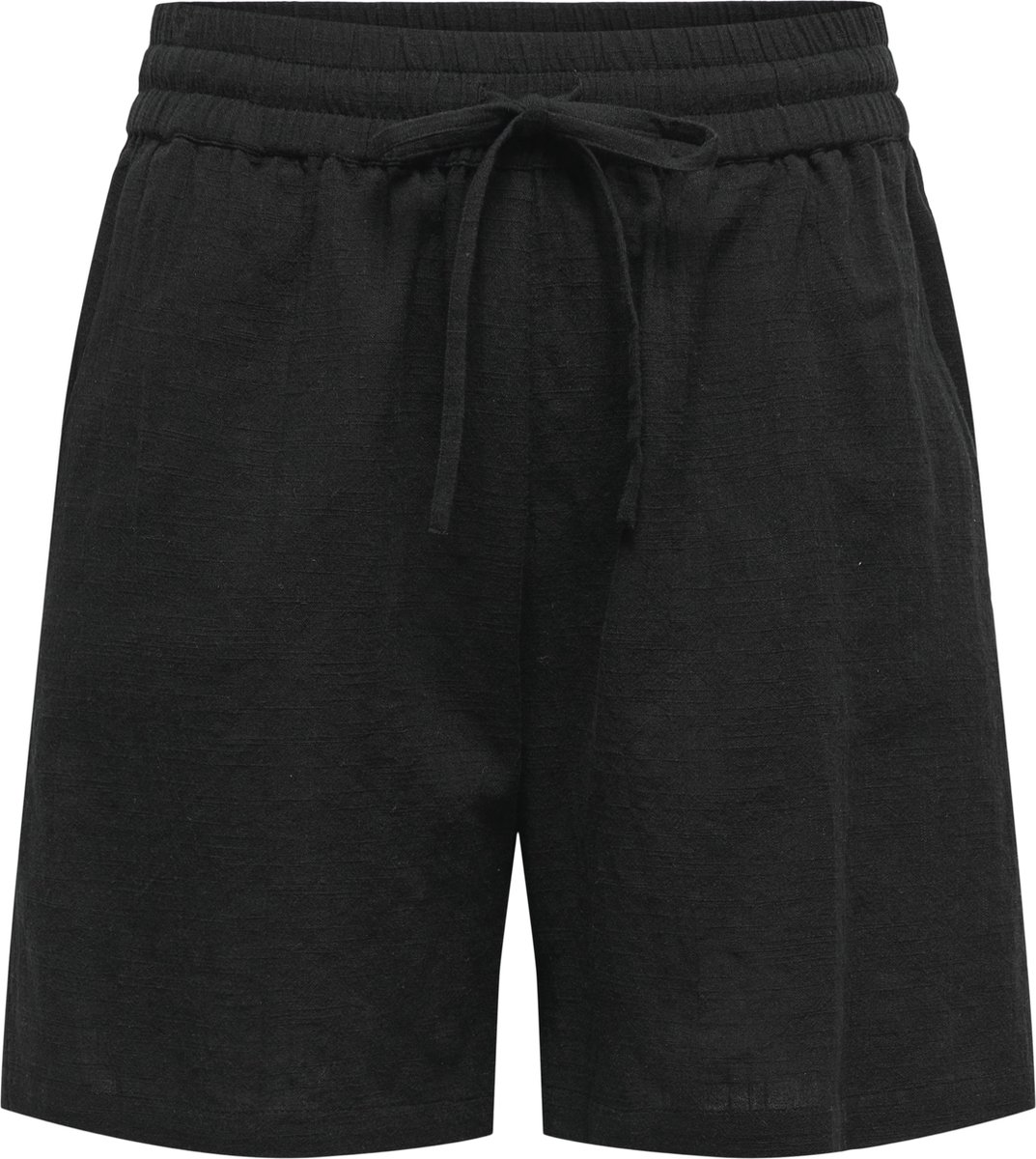 ONLY Dames Shorts met elastische tailleband en ceintuur