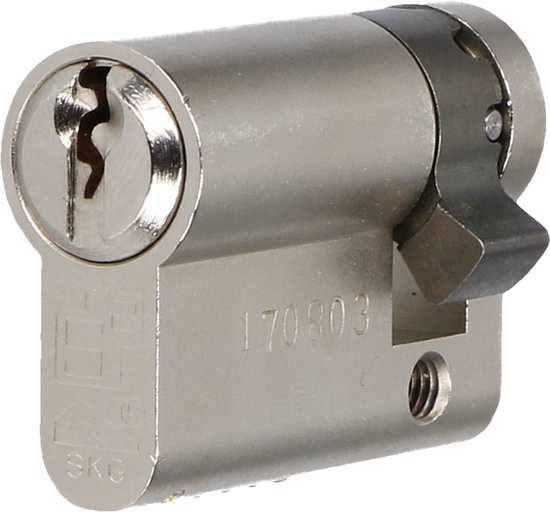 2x Gelijksluitende Knopcilinders – 70 Mm (35/35) – Met 10 Sleutels – Messing – Voor Binnen- En Buitendeuren – Nood- En Gevarenfunctie
