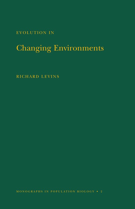 Evolution In Changing Environments - cover