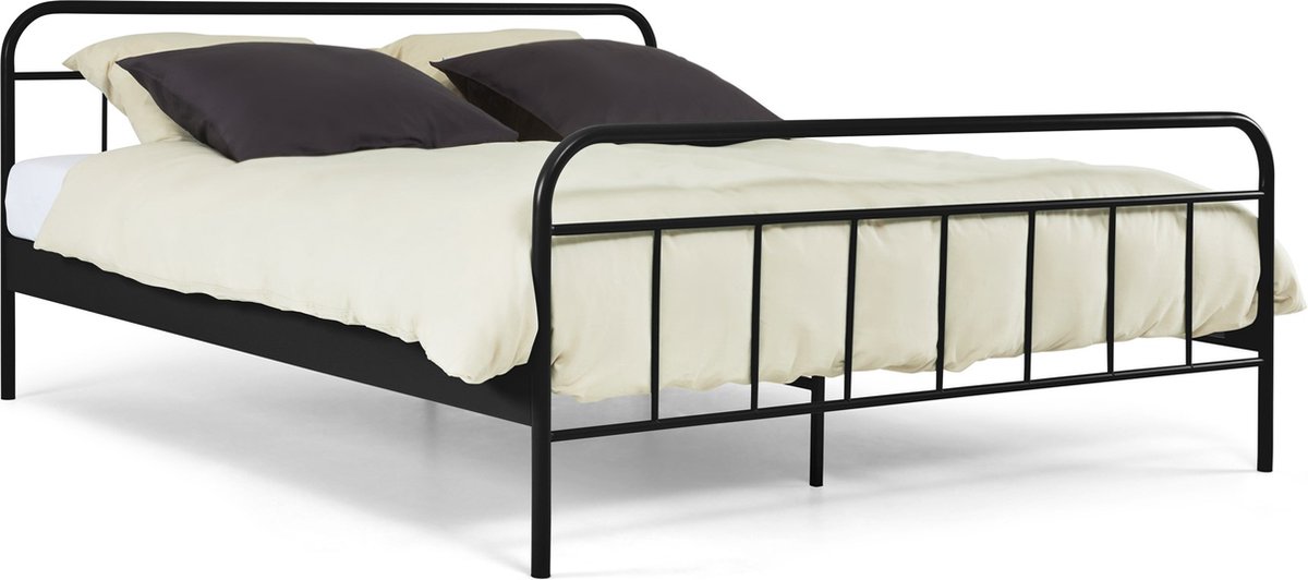 Beter Bed Alex Metalen Bedframe - Tweepersoons - 160x200cm - Zwart