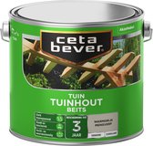 CetaBever Tuinhout Beits - Zijdeglans - Warmgrijs - 2,5 liter