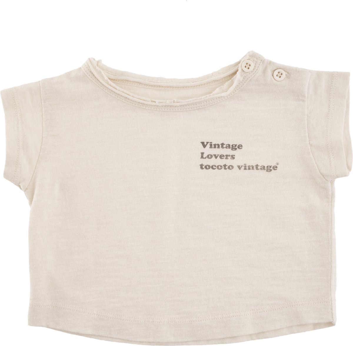 BABY VINTAGE LOVERS T-SHIRT OFF WHITE maat 12 maand