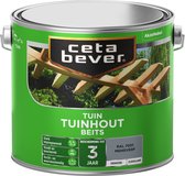 CetaBever Tuinhout Beits - Zijdeglans - RAL 7001 - 2,5 liter