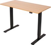 Infinity Goods Zit Sta Bureau - Elektrisch Verstelbaar In Hoogte - 120 x 60 CM - Bruin