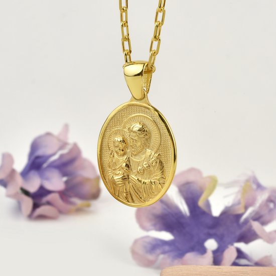 Foto: Amanto ketting gerdian heren 316l staal parelmoer 48x10mm 50cm