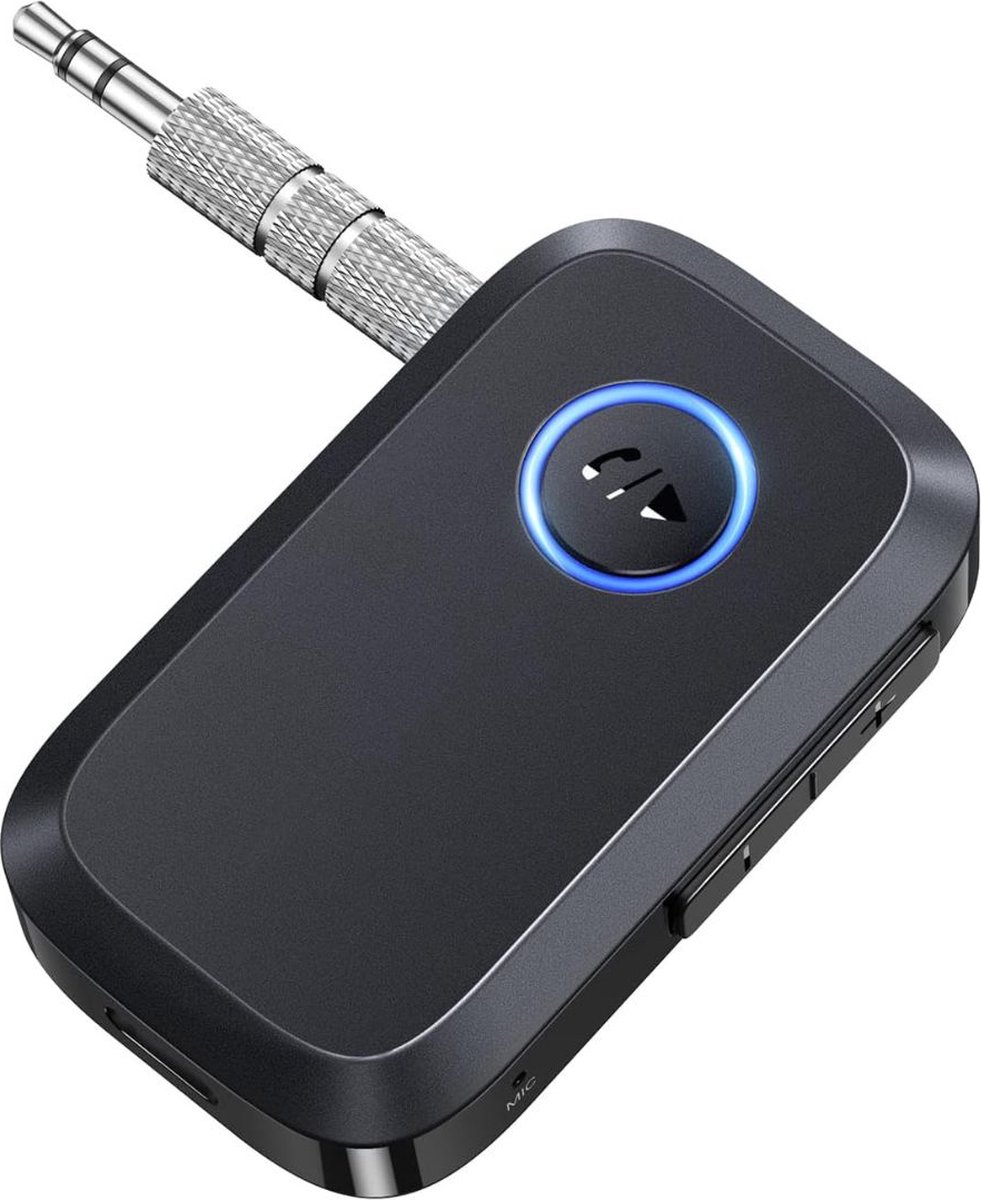 ApexArte® Bluetooth Receiver Aux - Ontvanger - Carkit - Zwart