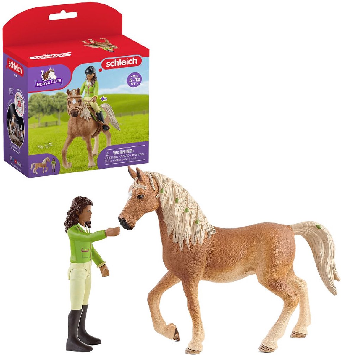 schleich HORSE CLUB - Speelfigurenset - Sarah & Mystery - Kinderspeelgoed voor Jongens en Meisjes - 5 tot 12 jaar - 42542 — afbeelding 15