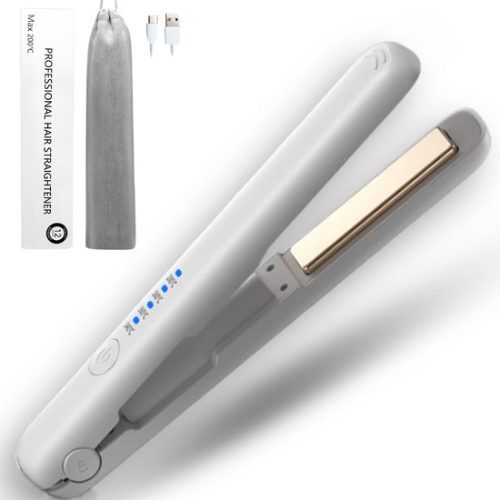 BBliss Draadloze Oplaadbare Stijltang (EAN: 8720892417770) - BBliss - €49,95