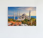 Peinture sur toile - Mosquée Sultan Ahmet - Istanbul - 150x100x2 cm