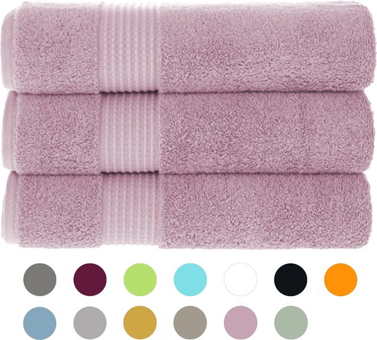 Superior Egyptisch Katoen Badhanddoeken Set 800 G/m² - 2 Luxe Badhanddoeken Pluche