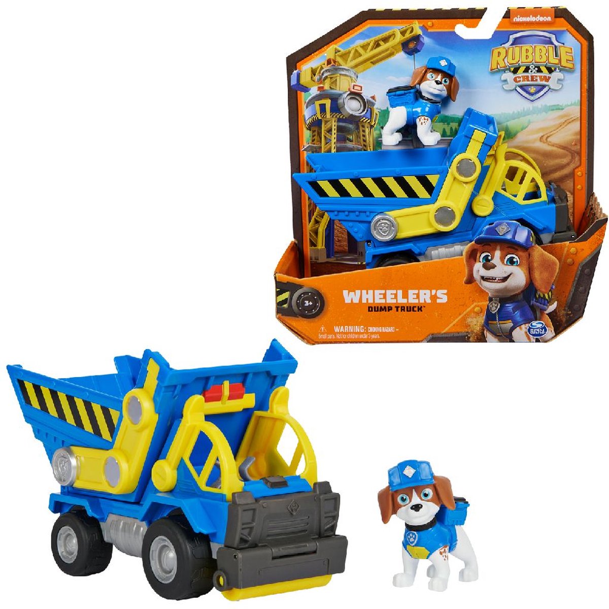 Rubble & Crew - Wheeler’s Kiepwagen met speelfiguur en beweegbare onderdelen - PAW Patrol speelgoed — afbeelding 21