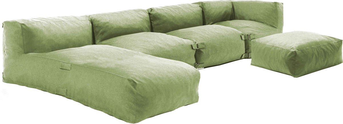 Oviala - Modulaire tuinset 6 zitplaatsen groen cactus - Mixi