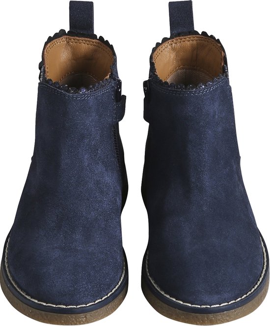 Vertbaudet Boots enfant fille cuir élastiquées et zippées bol