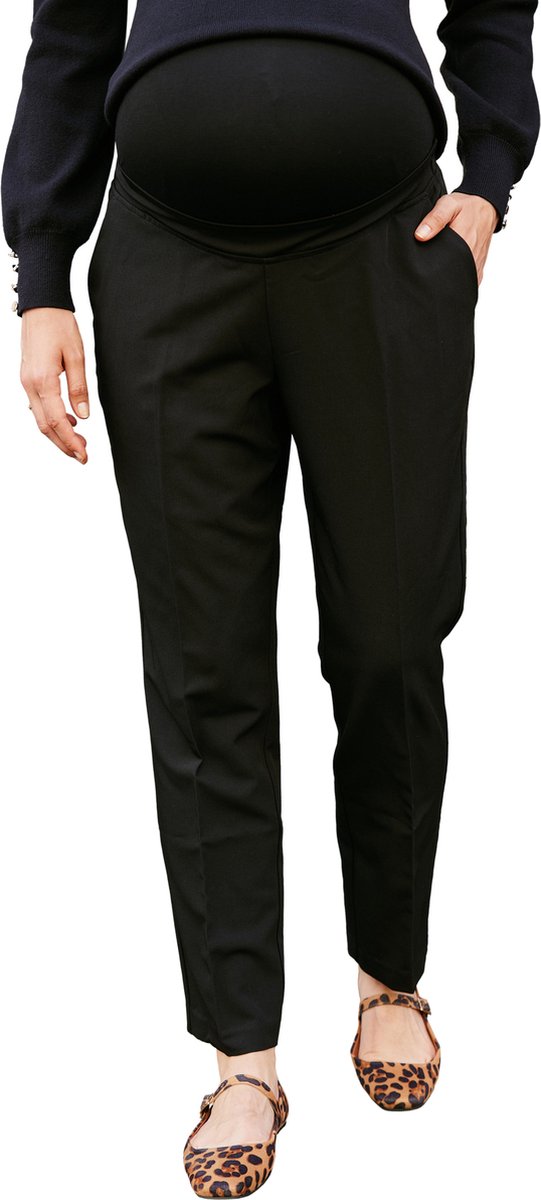 Envie de fraise Wijde zwangerschapsbroek met kneepjes